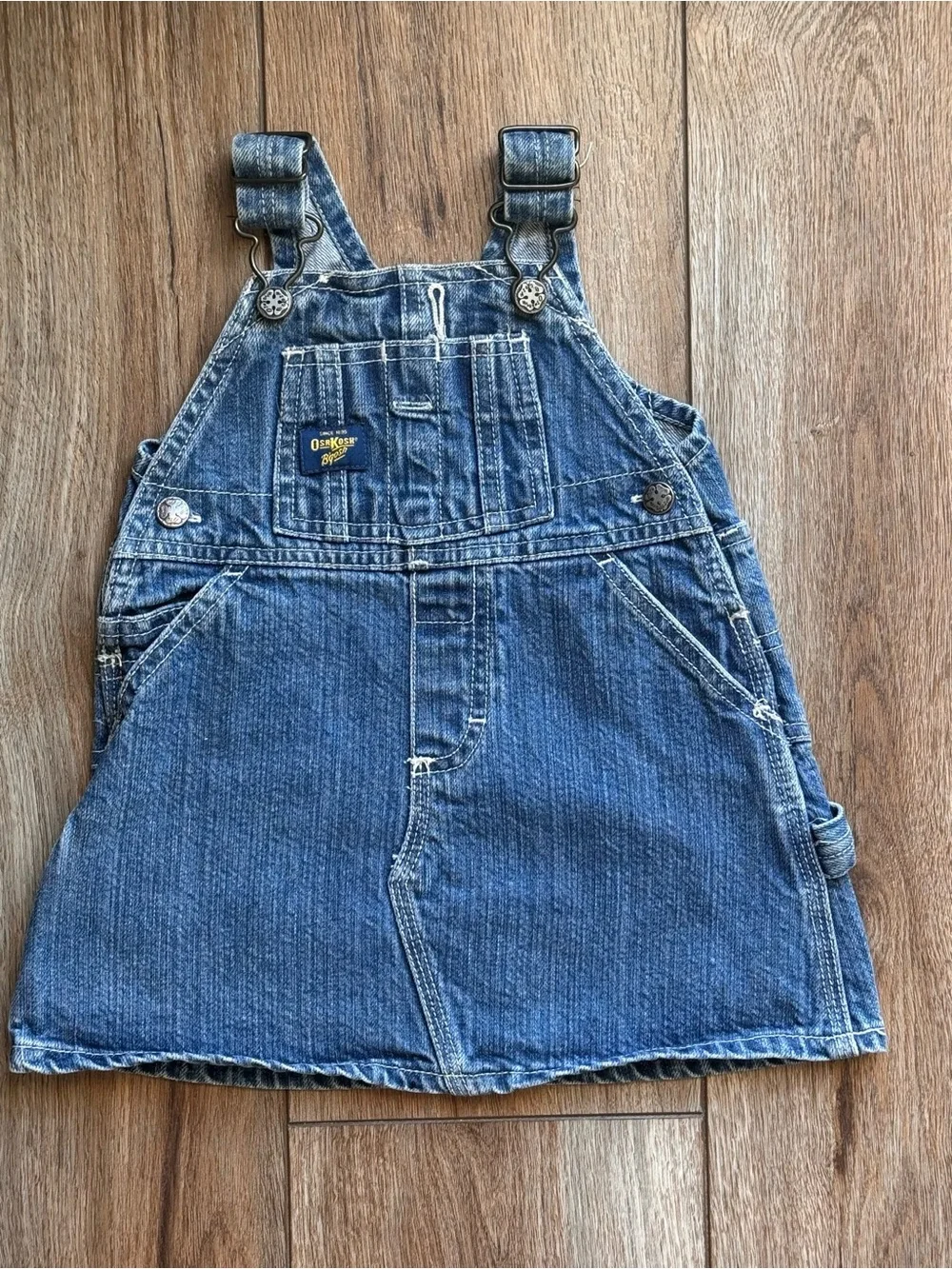 OshKosh B'gosh Blue Denim Overall Dress